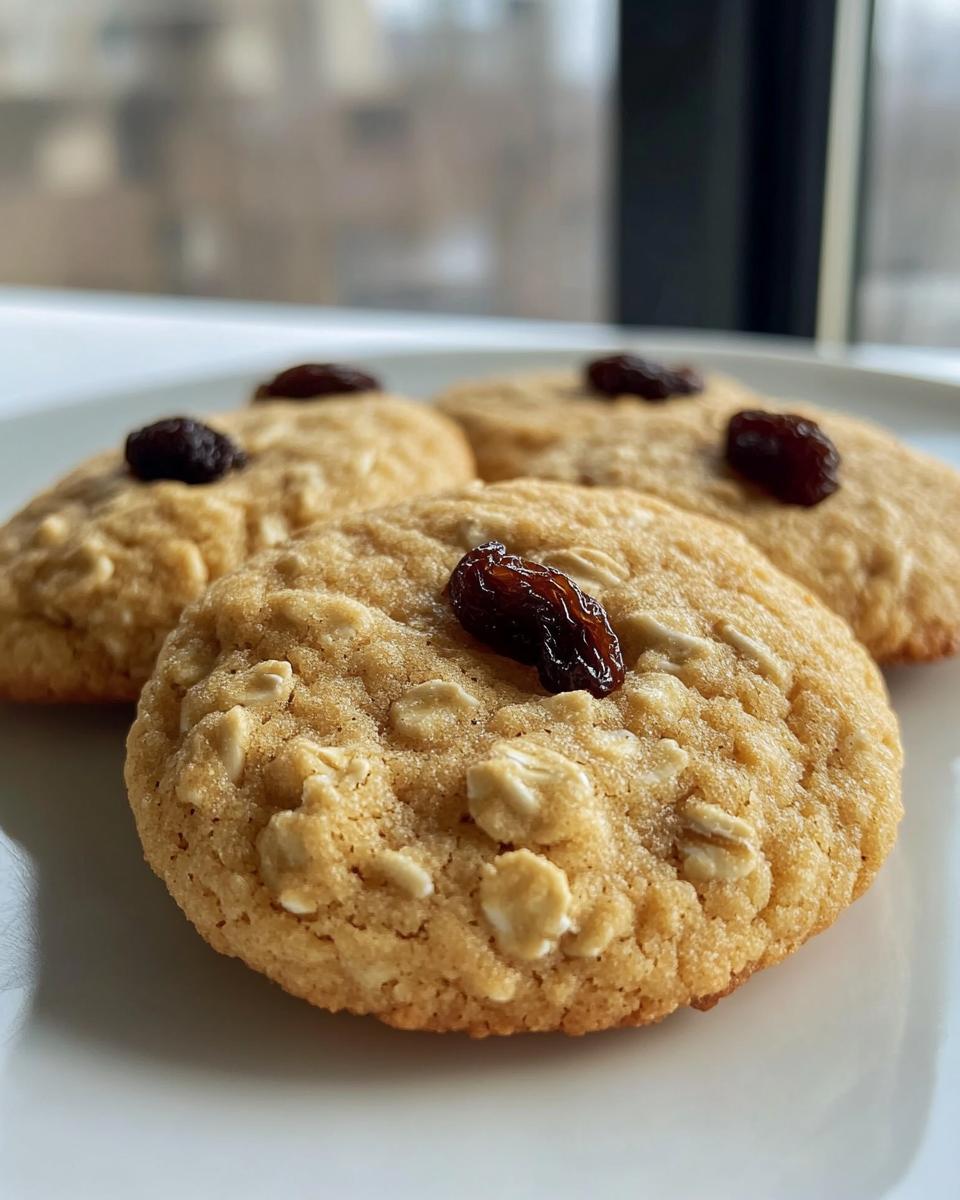 Amazing 7-Ingredient Applesauce Oat Cookies No Sugar