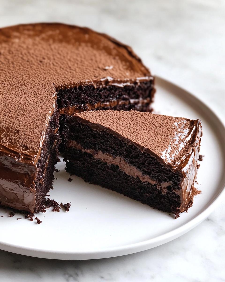 Date Sweetened Chocolate Cake - detail 1