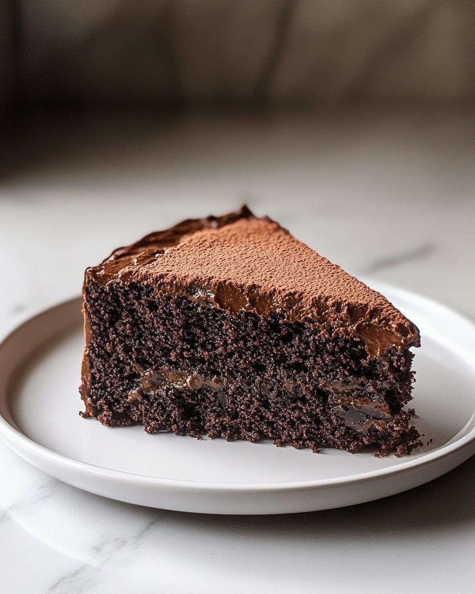 Irresistible 2-Layer Date Sweetened Chocolate Cake That Melts Hearts
