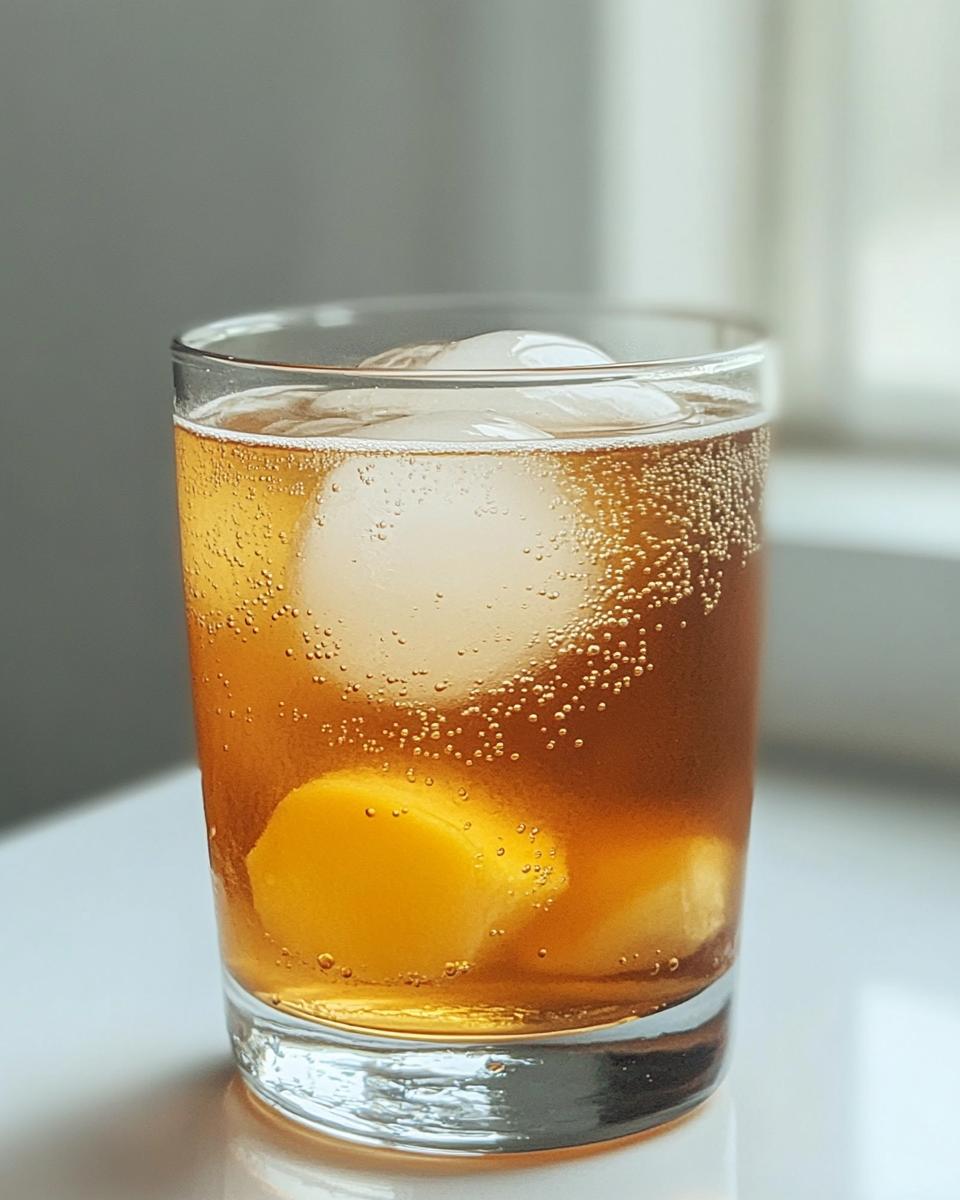 15-Minute Sugar Free Erythritol Ginger Peach Tea You’ll Crave