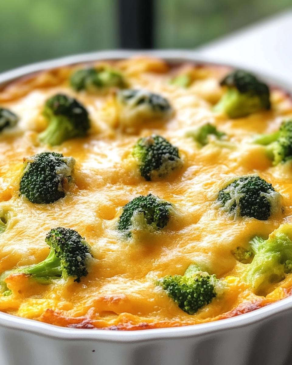 Heavenly 10-Minute Healthy Broccoli Cheddar Bake No Sugar Fix