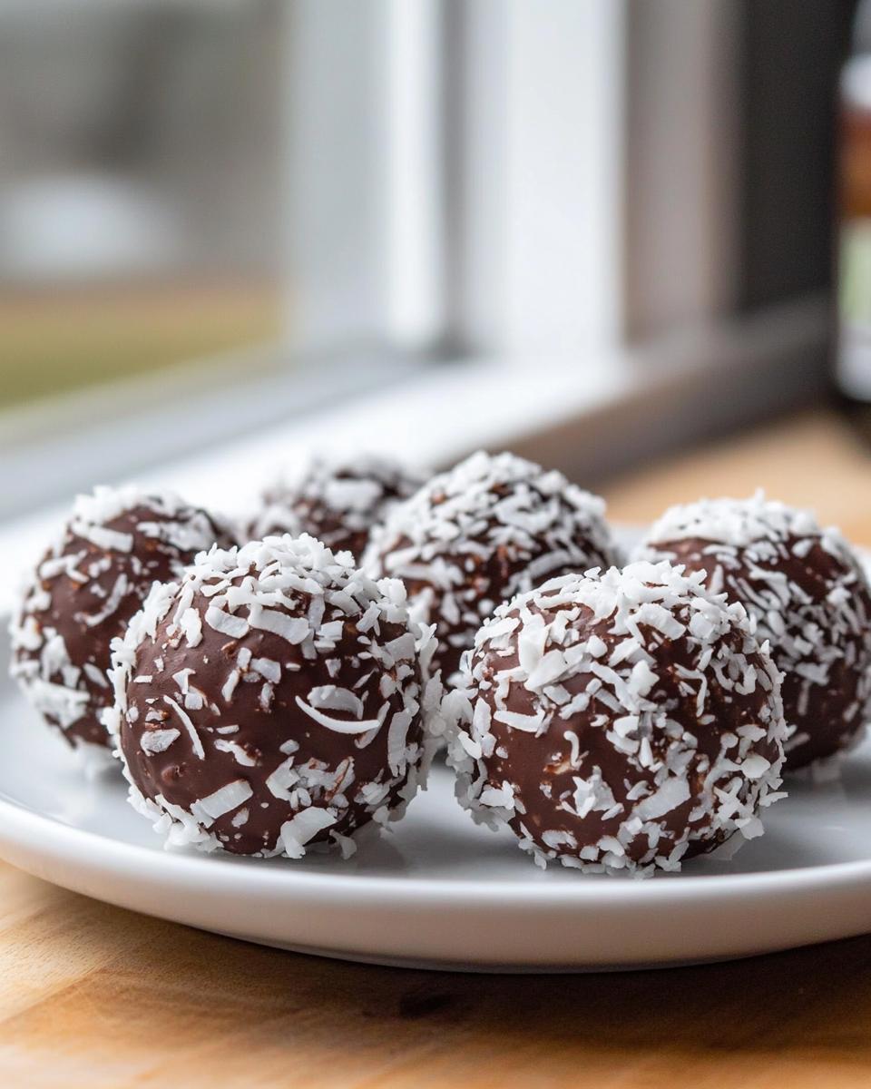 90-Calorie Healthy Sugar Free Chocolate Snowballs – Blissful Bites!