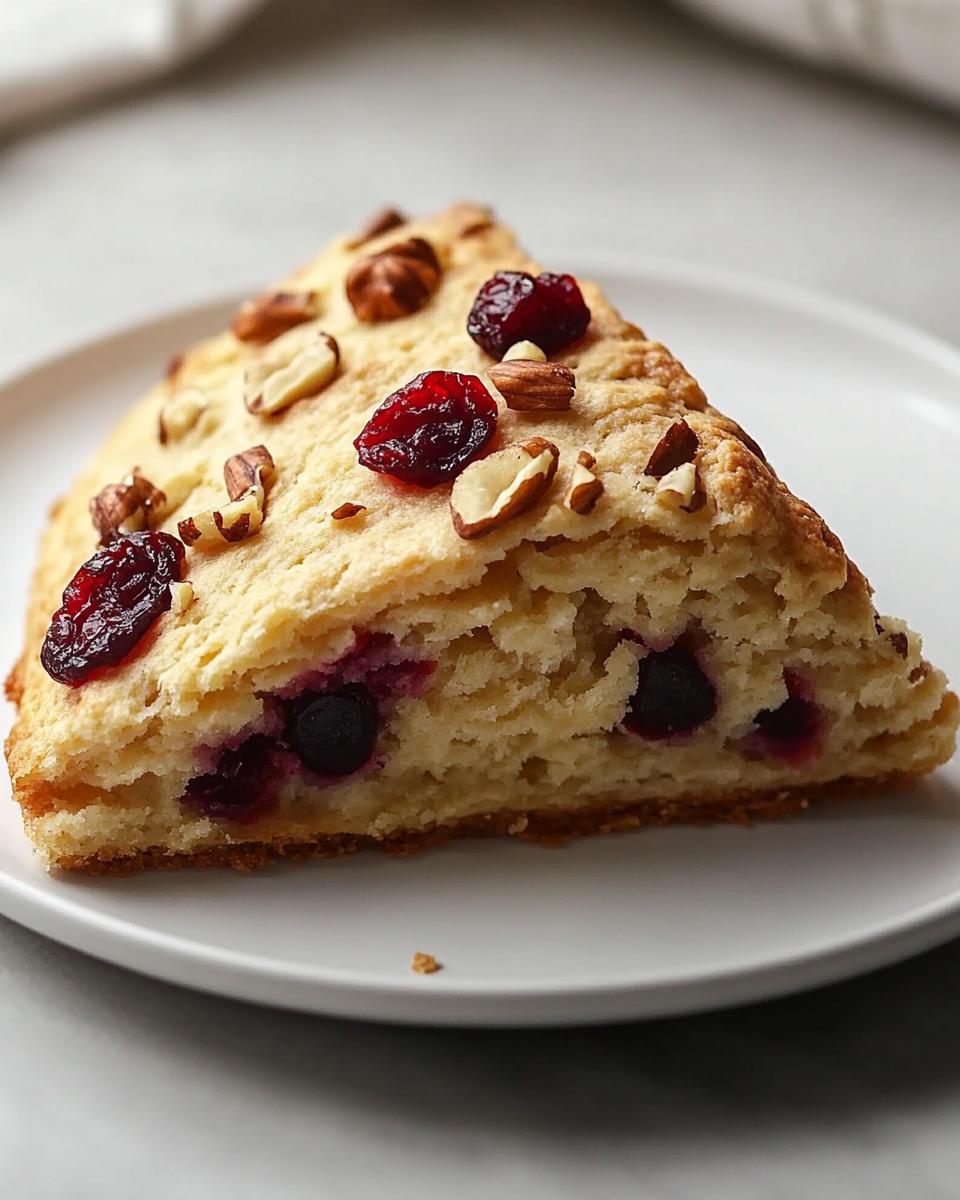 Monk Fruit Cranberry Walnut Scones - detail 1