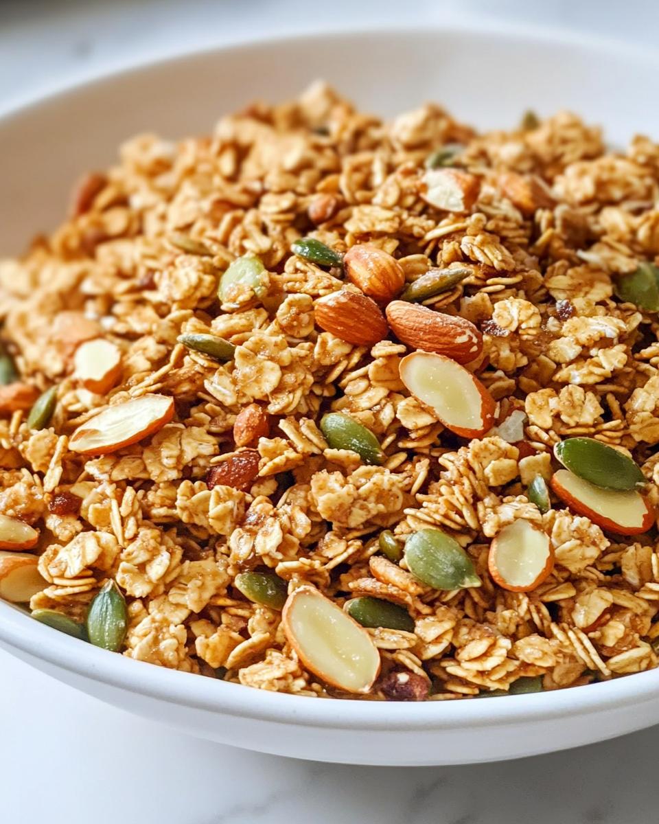 45-Min Monk Fruit Ginger Nut Granola That’s Addictively Crunchy