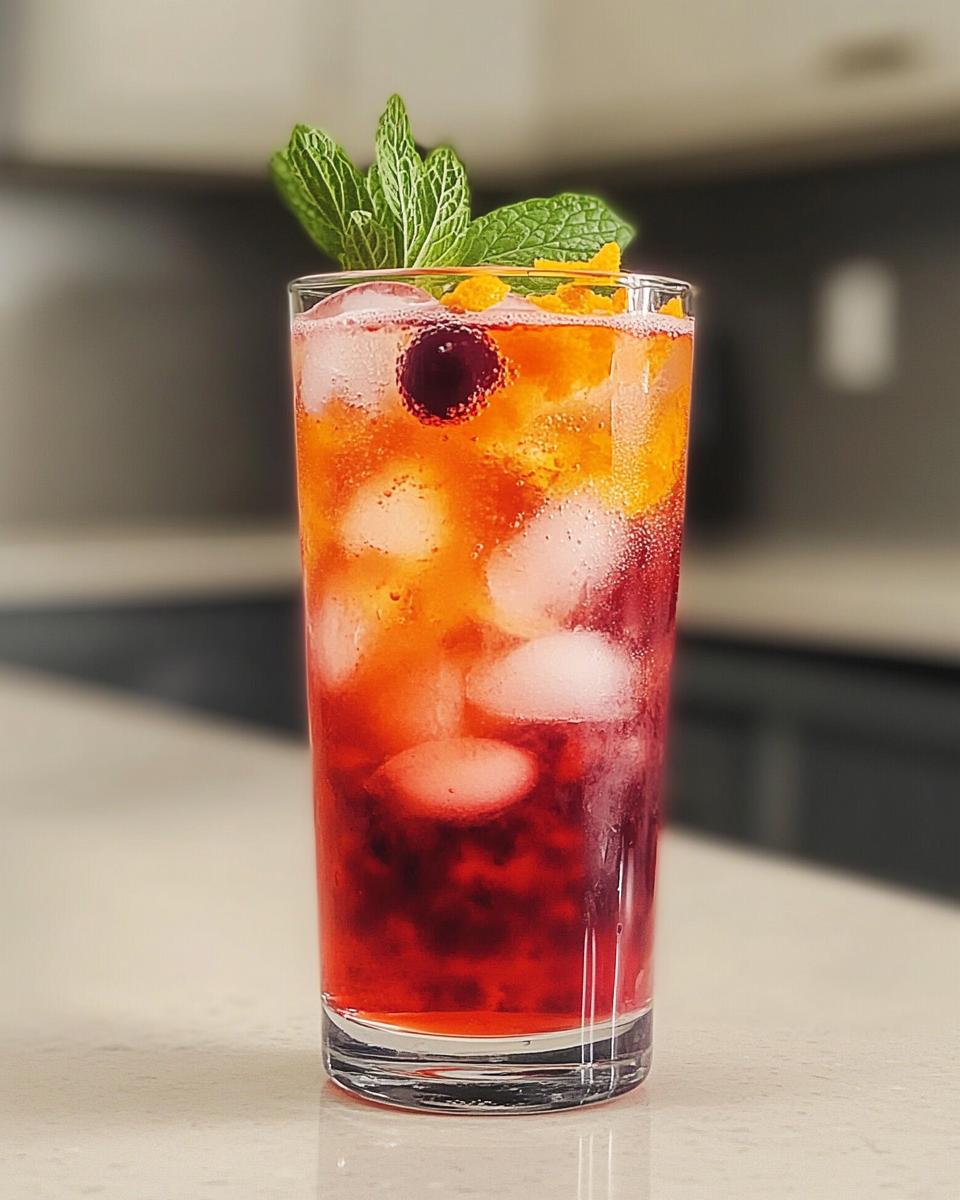 5-Minute No Sugar Cranberry Orange Mocktail That Wows Every Time