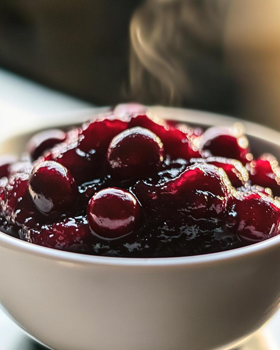 No Sugar Cranberry Sauce - detail 1