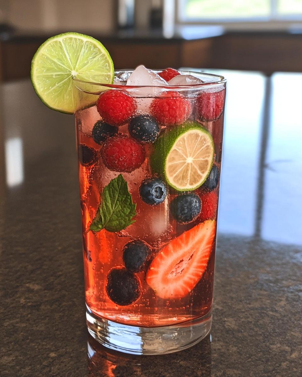 No Sugar Festive Berry Punch - detail 1