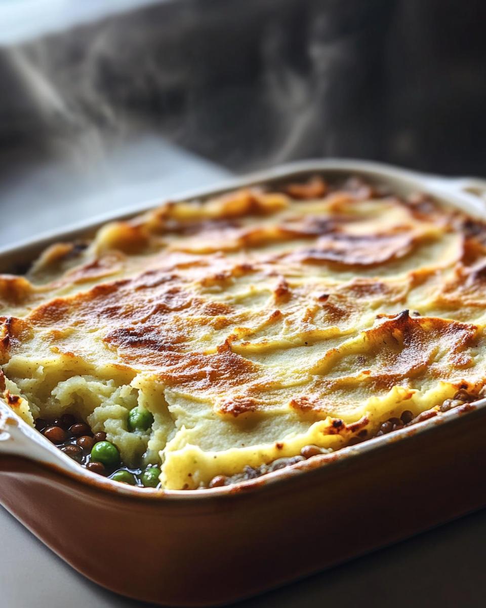 No Sugar Lentil Shepherd’s Pie - detail 1