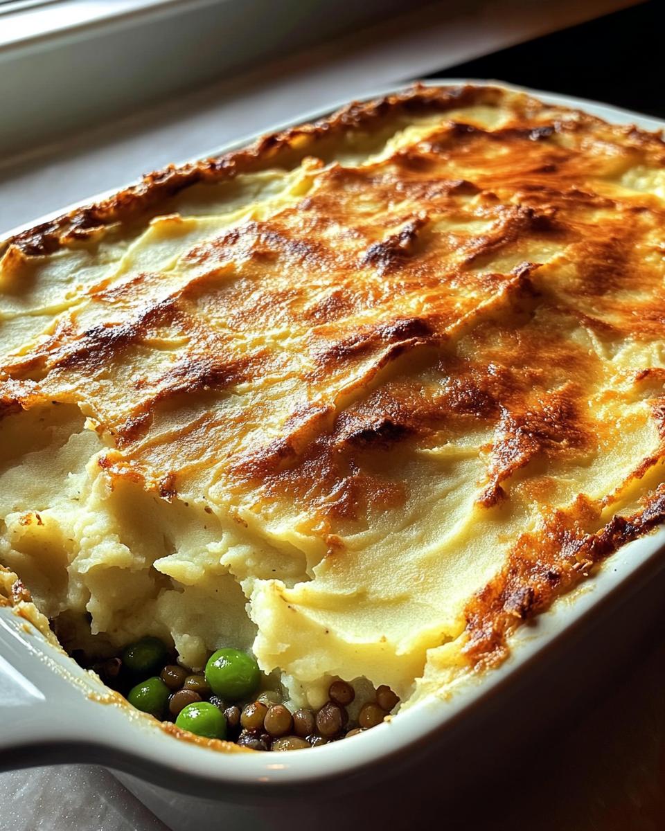 Hearty No Sugar Lentil Shepherd’s Pie for Ultimate Comfort
