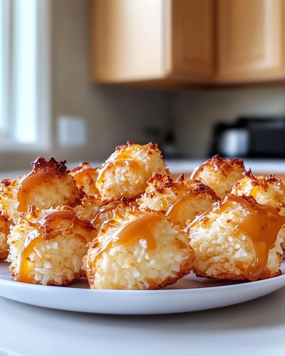 25-Minute Stevia Caramel Coconut Macaroons: Guilt-Free Bliss