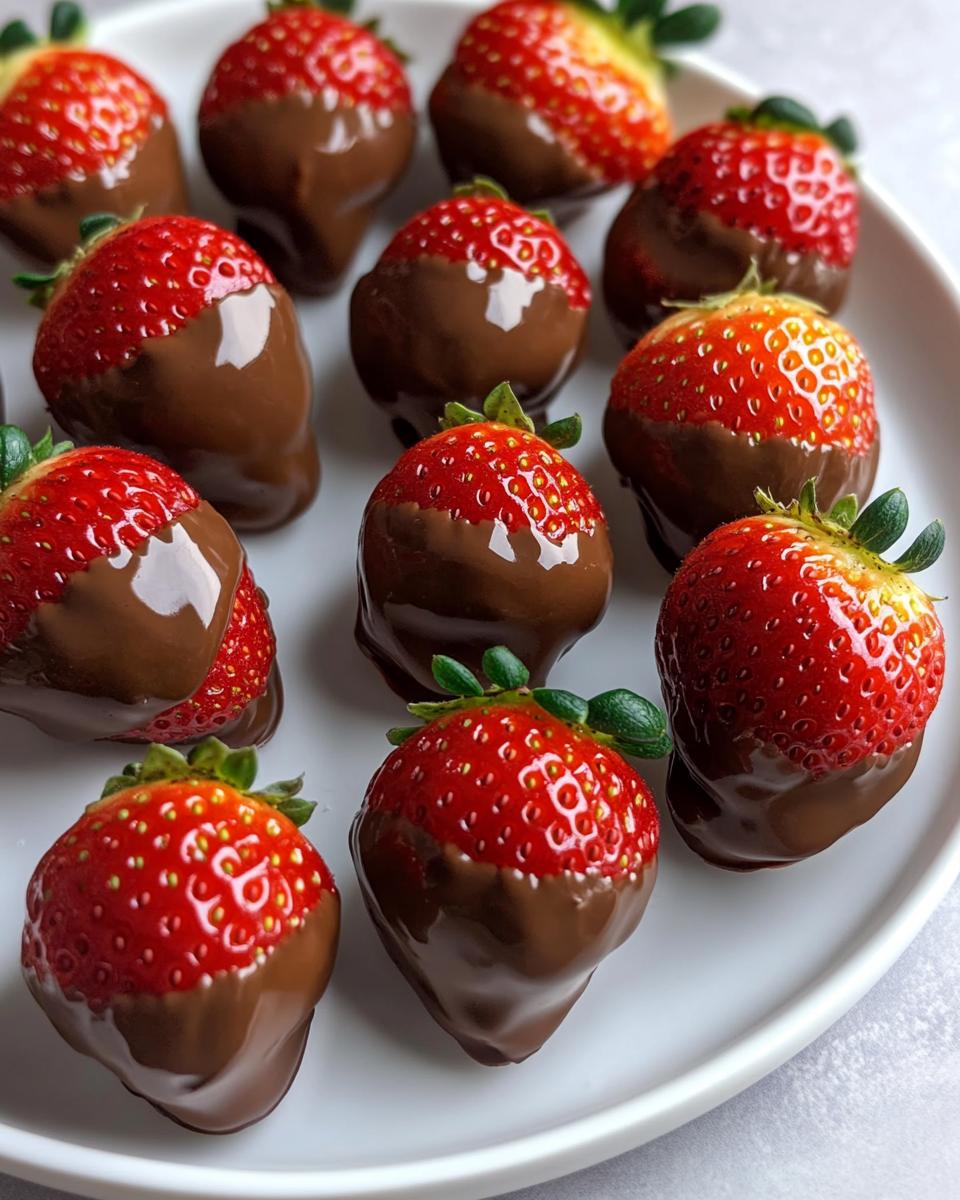 Stevia Chocolate Dipped Strawberries - detail 1
