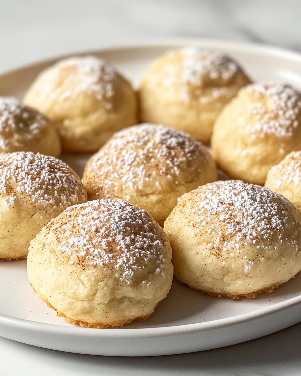 Stevia Sweetened Cinnamon Snowball Cookies - detail 1