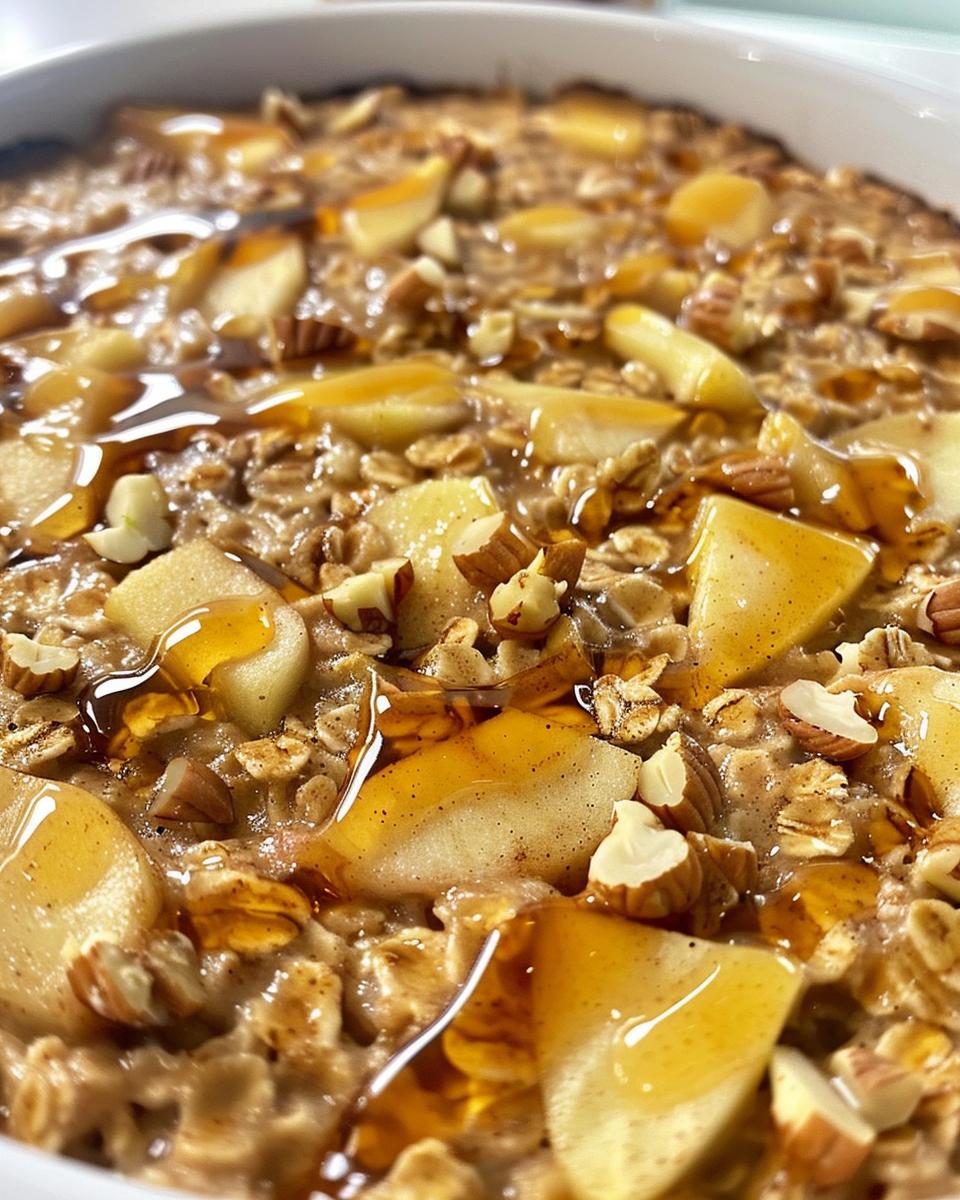 Sugar Free Apple Pie Oatmeal Bake - detail 1