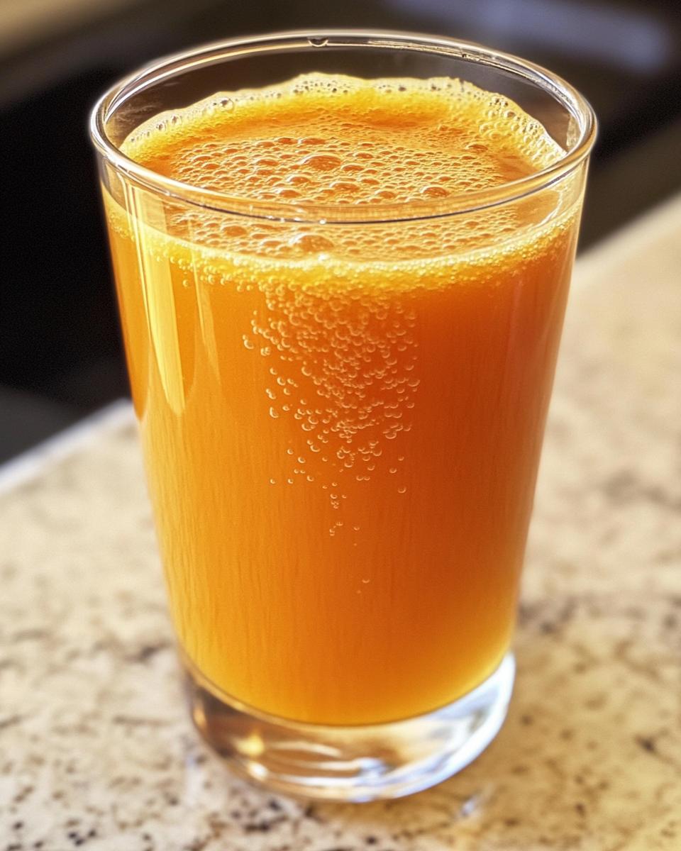 2-Ingredient Sugar Free Autumn Glow Juice That’s Pure Bliss