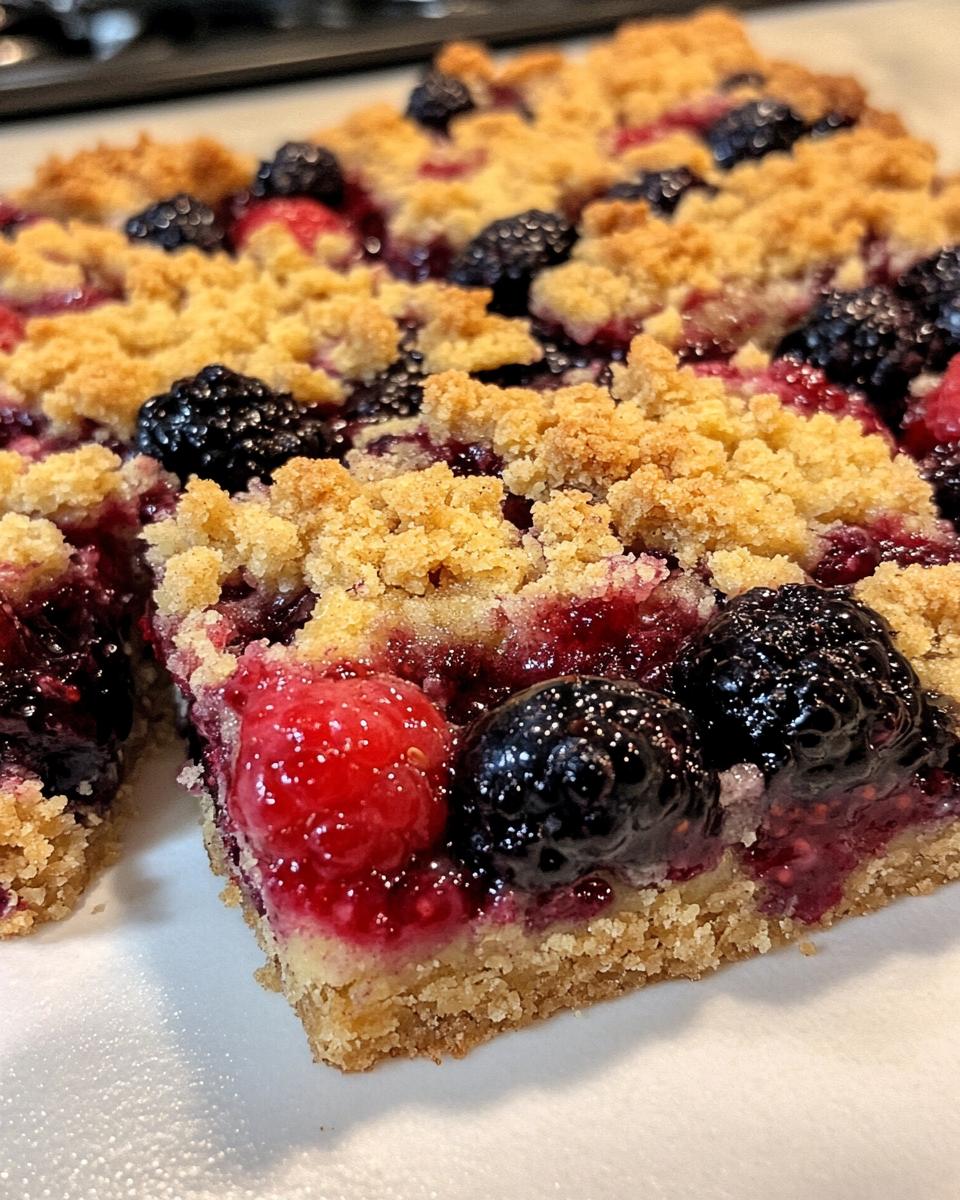 5-Ingredient Sugar Free Berry Crumble Bars You’ll Crave