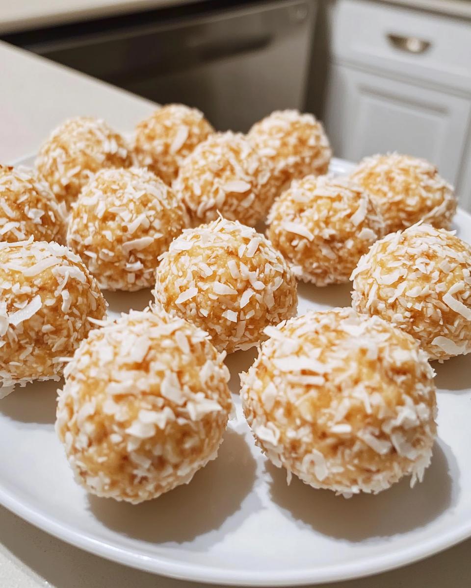 Sugar Free Coconut Protein Balls - detail 1