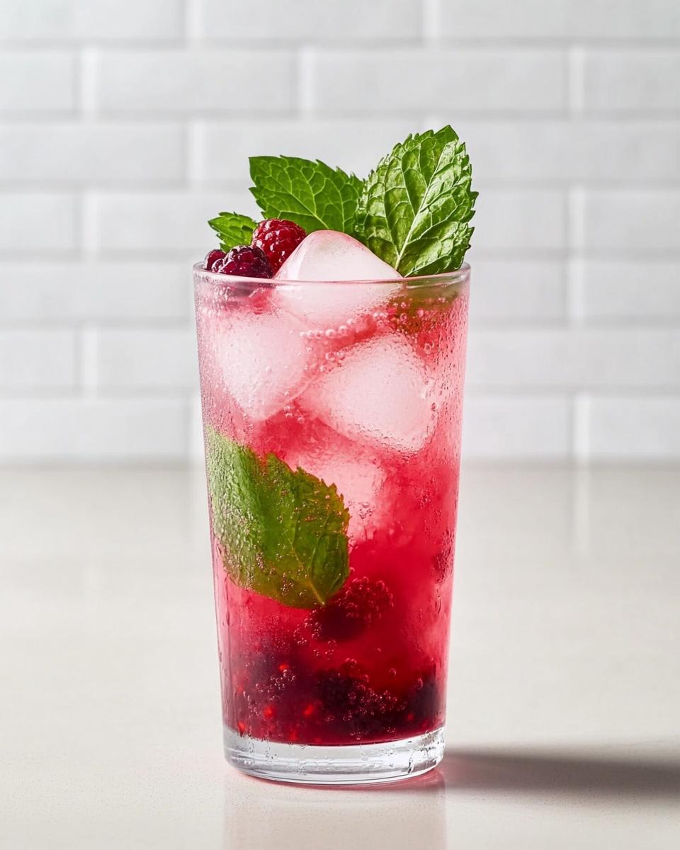 Refreshing Sugar Free Festive Berry Lemonade in 10 Minutes