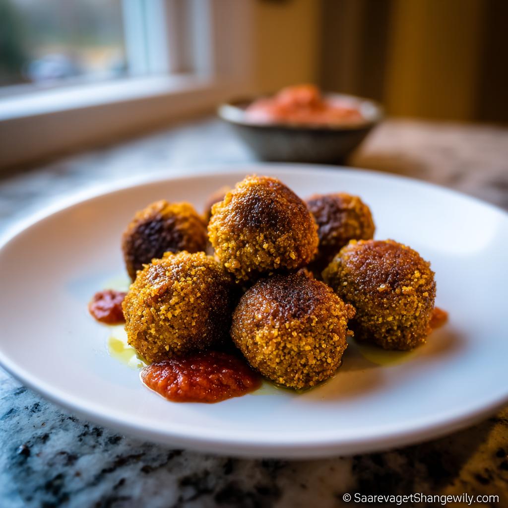 35-Minute Sugar Free Meatless Meatballs That Fool Everyone