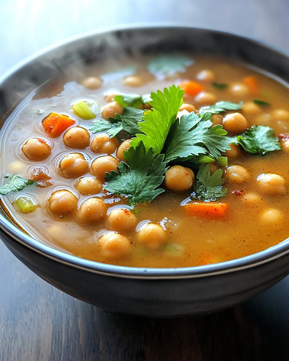 35-Minute Sugar Free Moroccan Chickpea Soup That’s Irresistibly Healthy