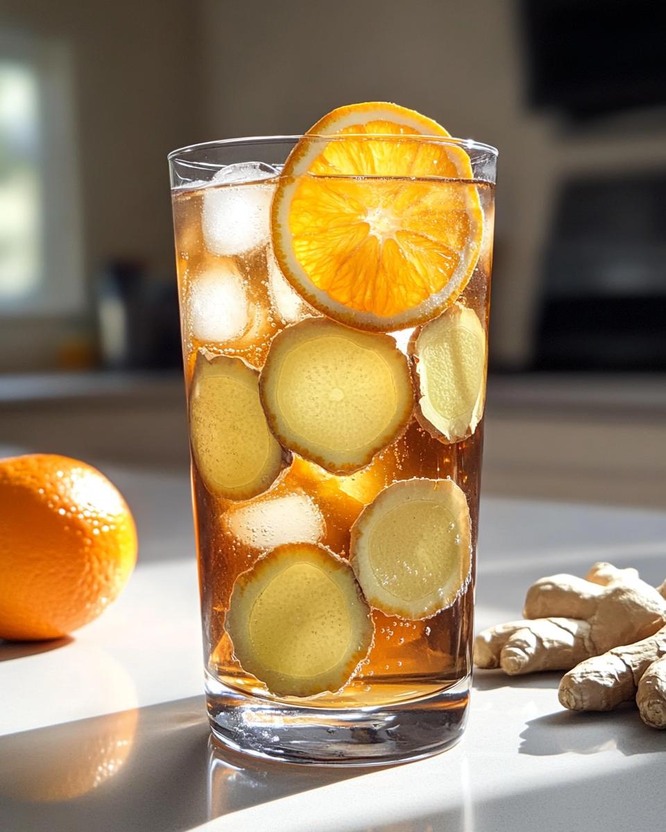 Sugar Free Orange Ginger Iced Tea - detail 1