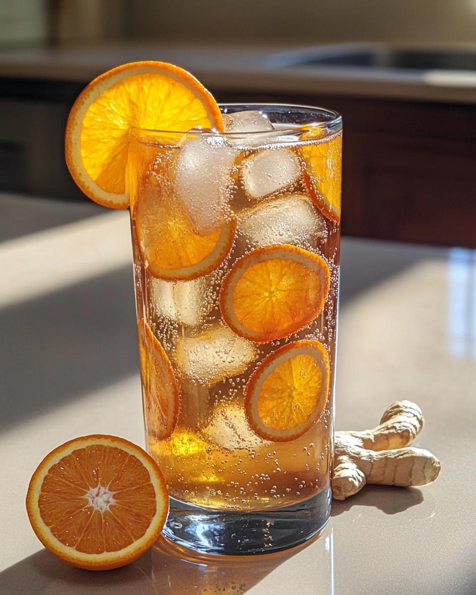 Thrilling Sugar Free Orange Ginger Iced Tea Recipe in 5 Minutes