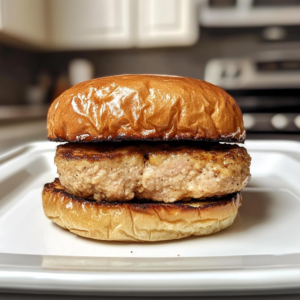 Sugar Free Oven Baked Turkey Burgers - detail 1