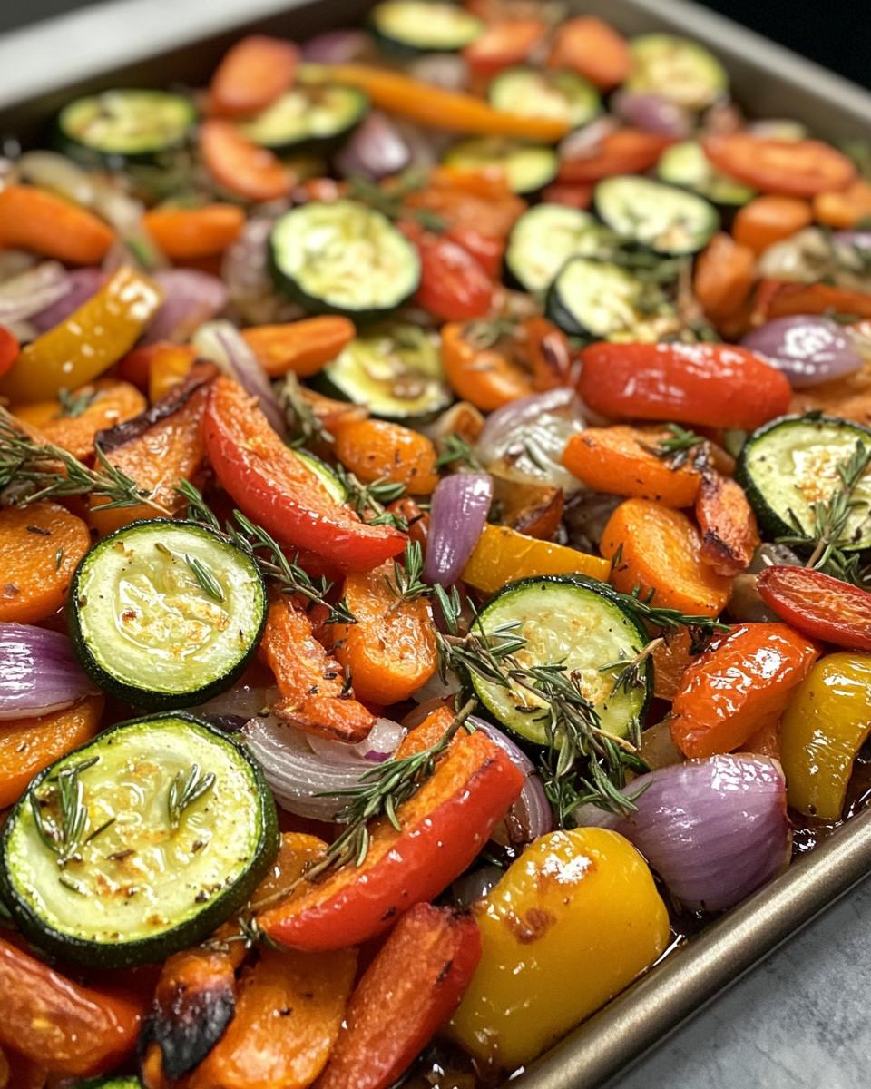 Healthy 5-Ingredient Sugar Free Roasted Veggie Traybake Magic