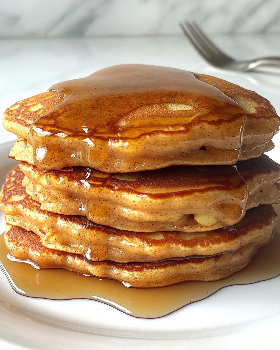 Sugar Free Spiced Apple Pancakes - detail 1