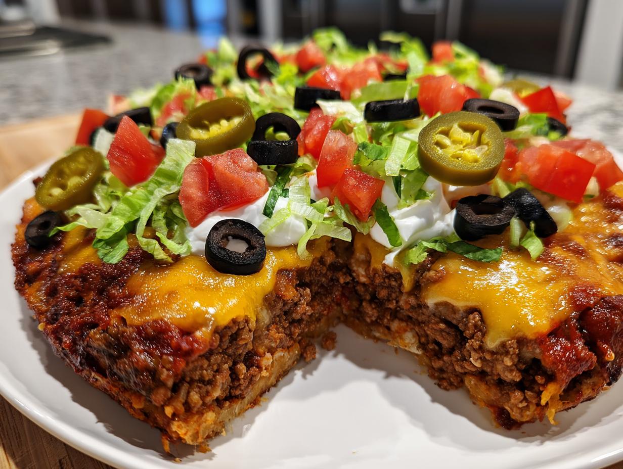 Cheesy Keto Mexican Taco Casserole (Low Carb) - detail 1