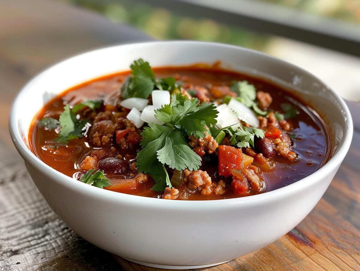 1 Pot Hearty Keto Chili with No Beans – Rich & Flavorful Bliss
