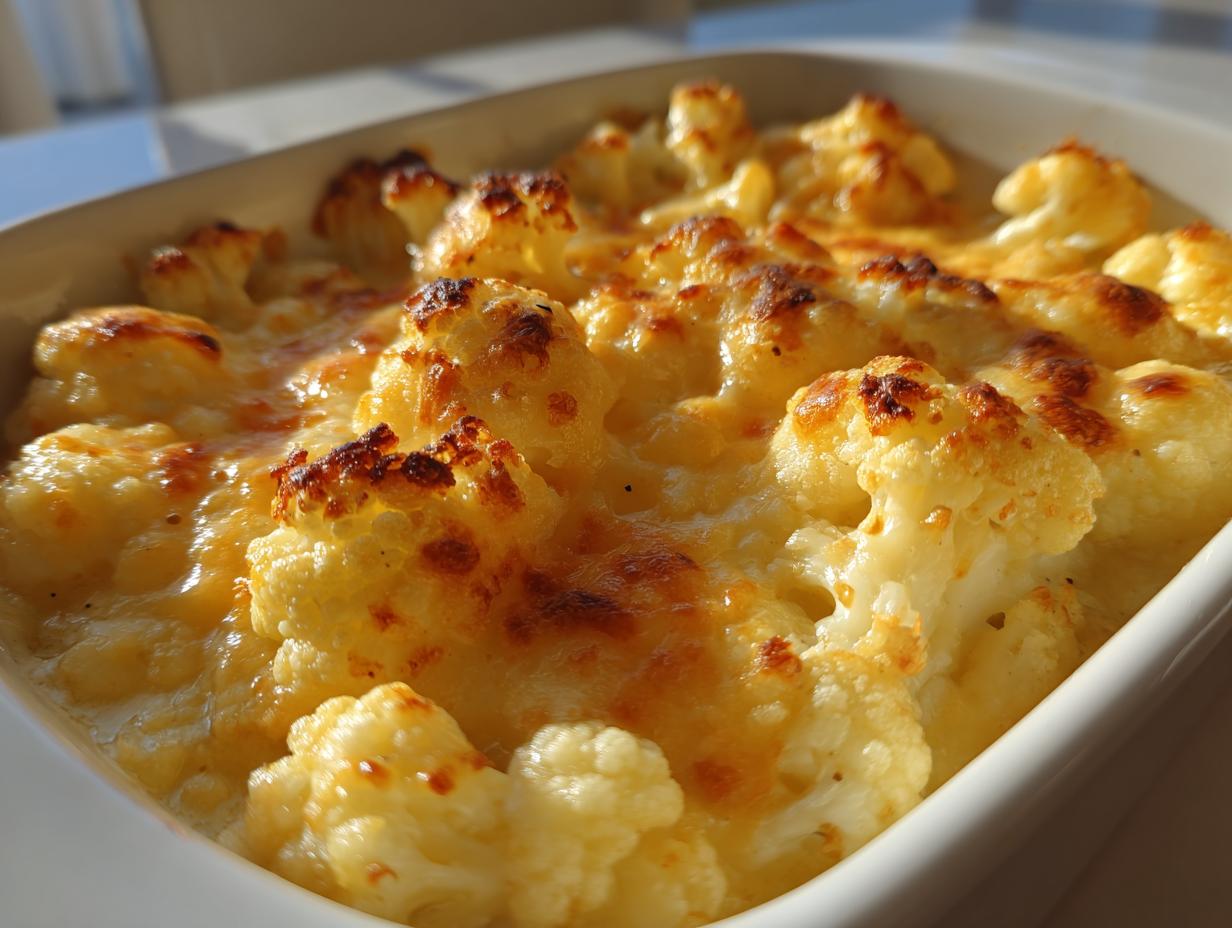 Keto Cauliflower Mac and Cheese (Low Carb Comfort)
