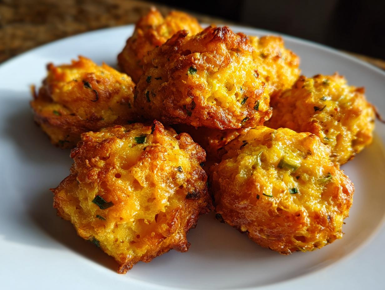 Keto Jalapeño Cheddar Cauliflower Bites