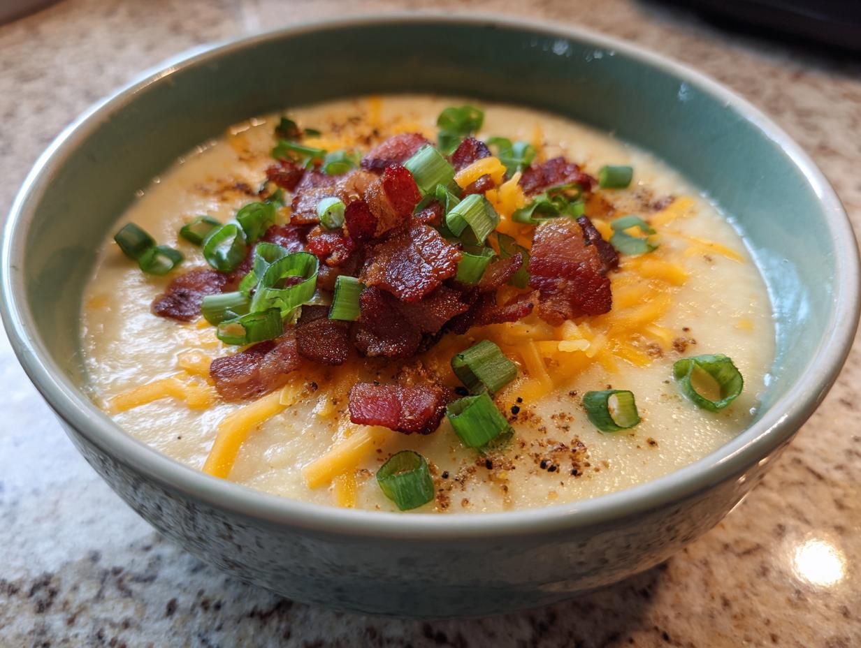 Keto Loaded Cauliflower Soup: 6g Net Carbs of Pure Comfort