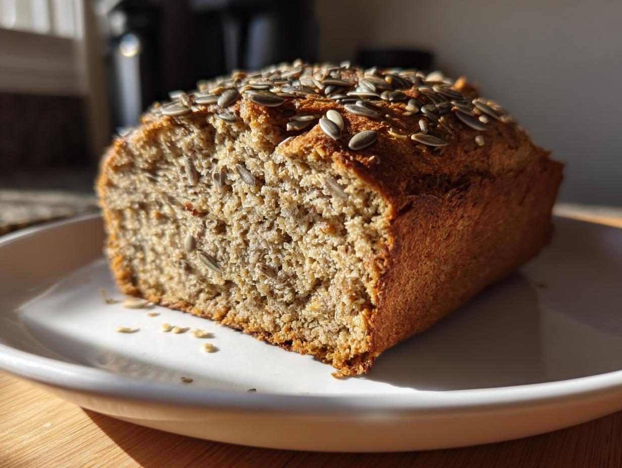 Keto Seeded Sandwich Bread (Nut Free Option)
