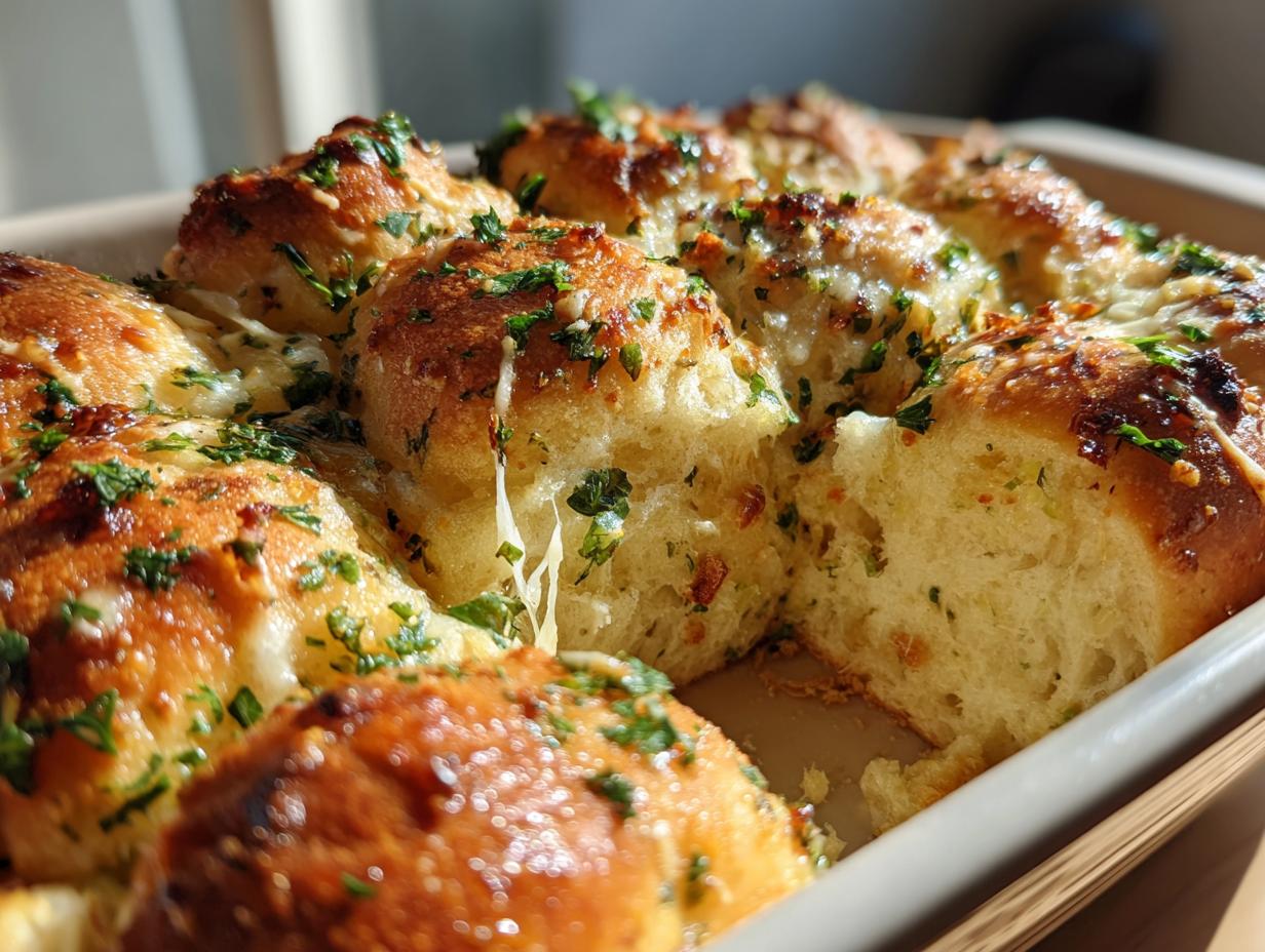 Low Carb Cheesy Garlic Pull‑Apart Bread - detail 1