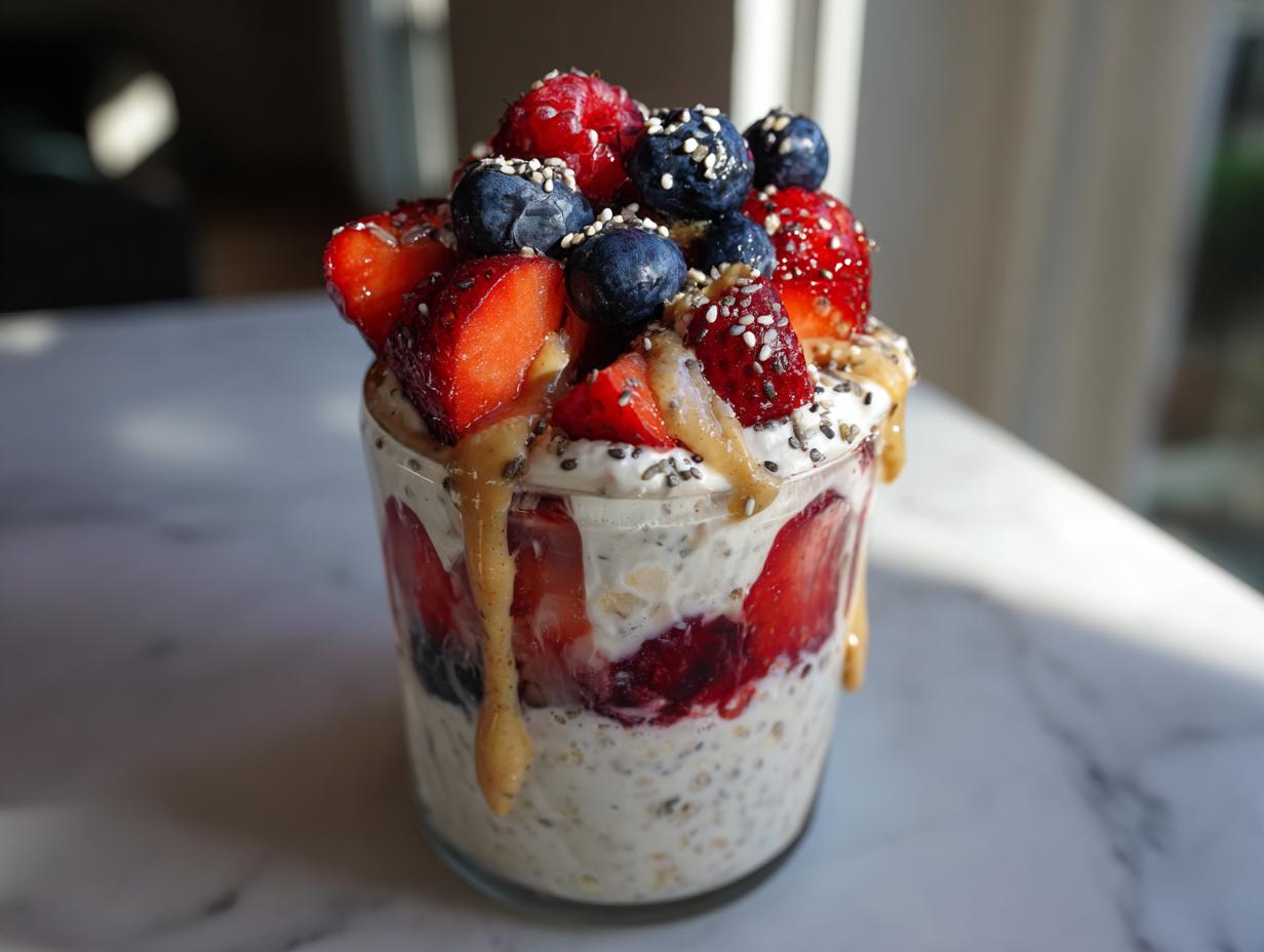 Low Carb Greek Yogurt Berry Chia Parfait (Sugar Free)