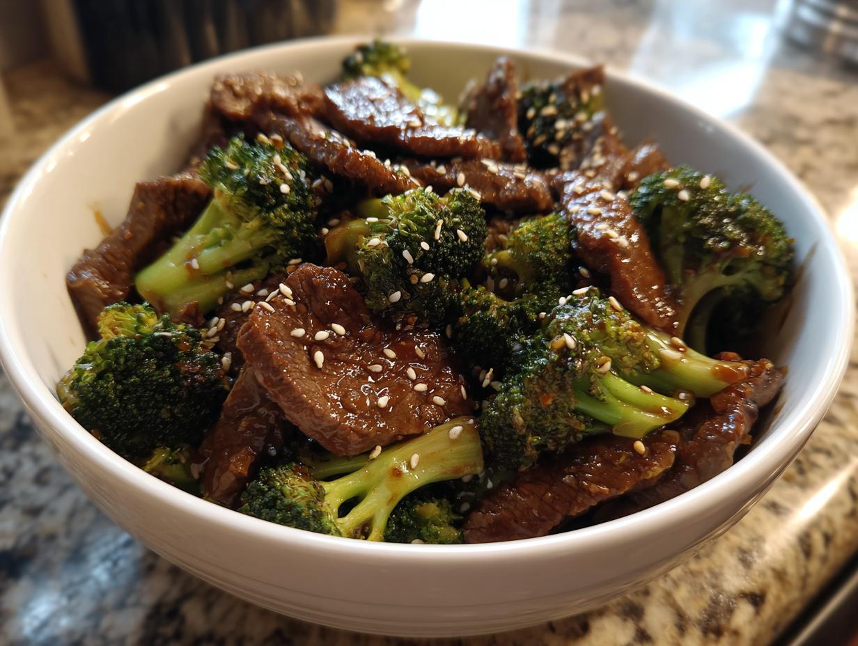 20-Minute Low Carb Sesame Beef and Broccoli Stir Fry – Deliciously Easy!