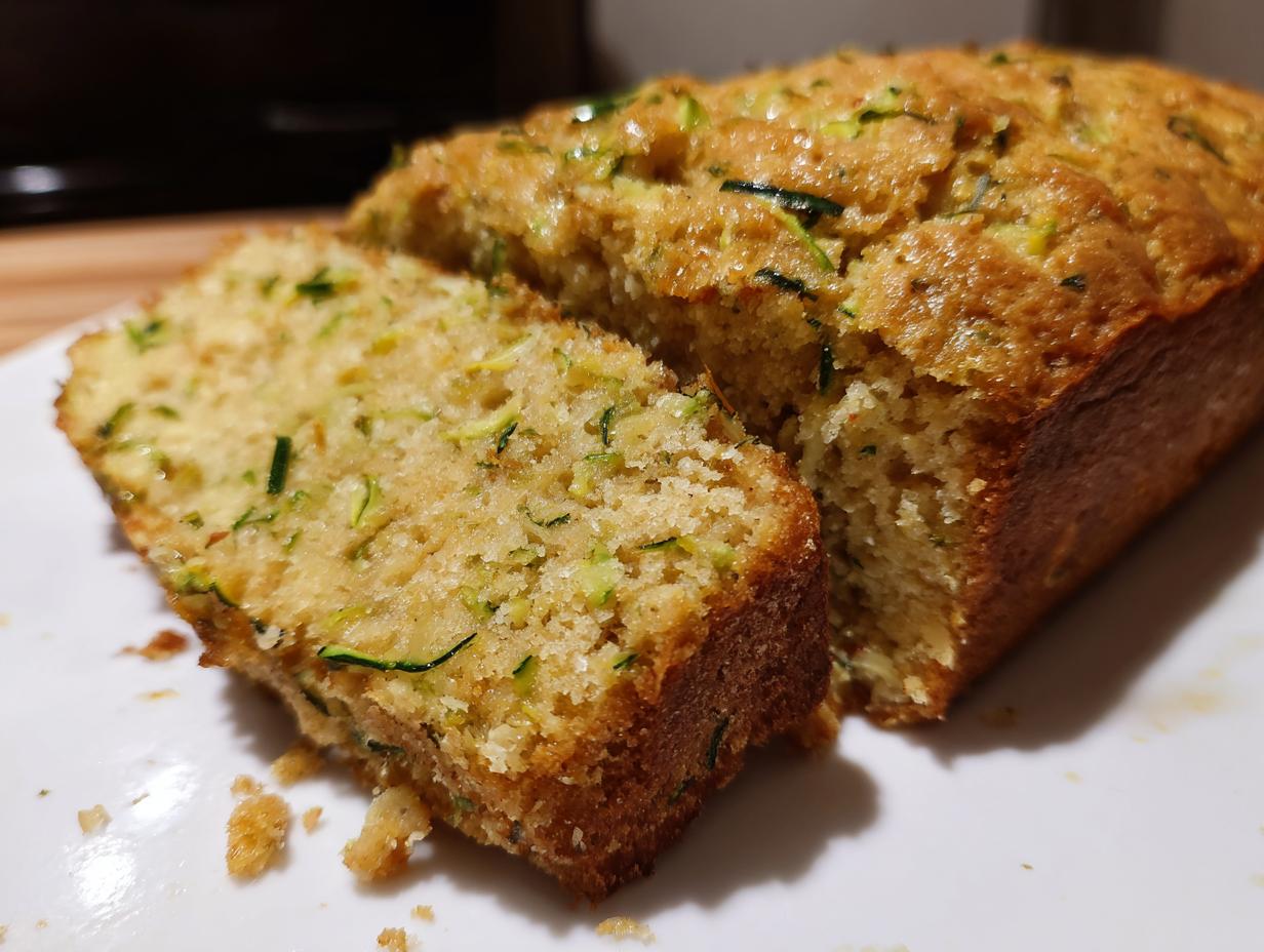 Low Carb Zucchini Cheese Bread (Gluten Free)