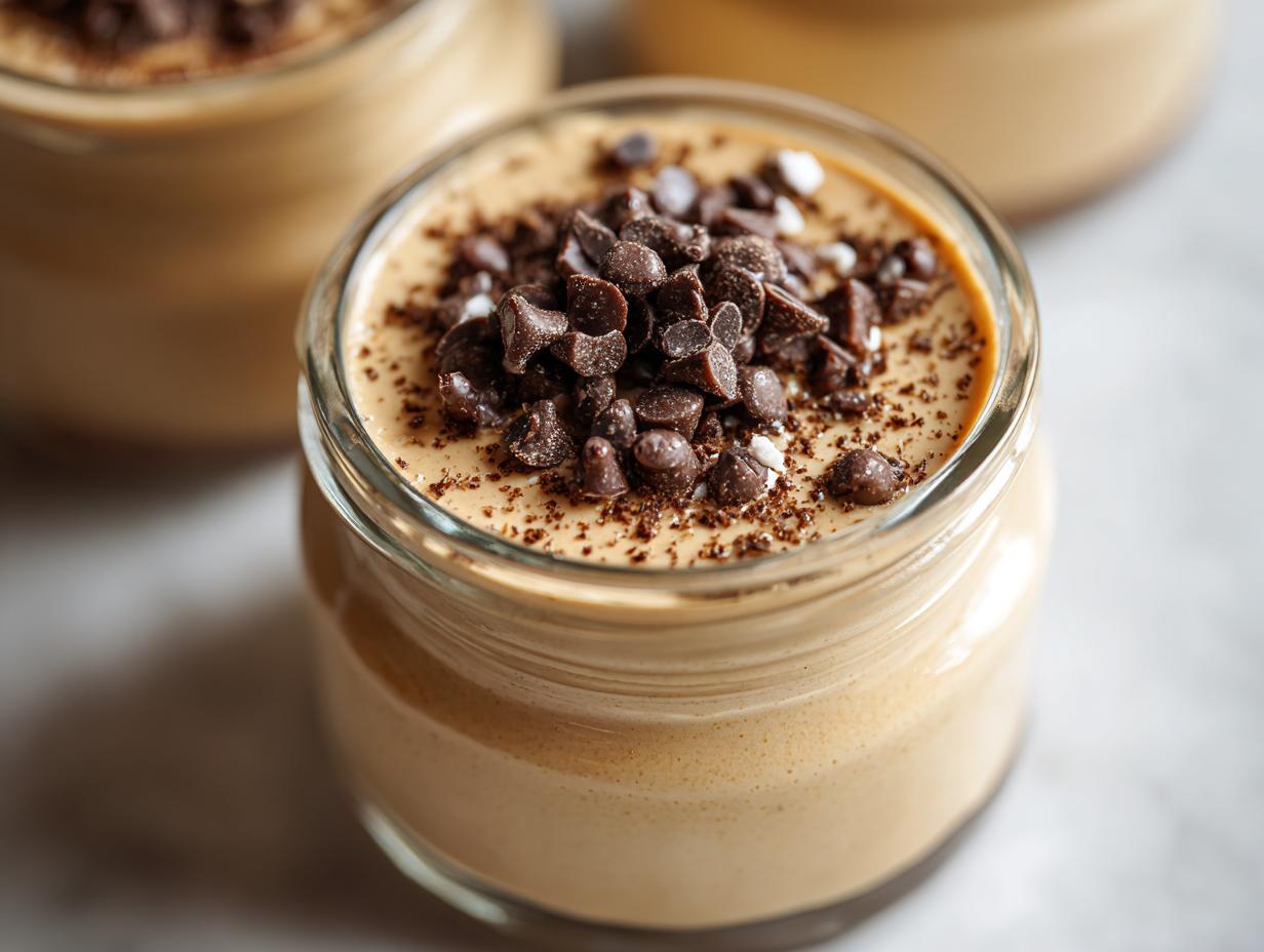 No Bake Sugar Free Peanut Butter Cheesecake Jars - detail 1