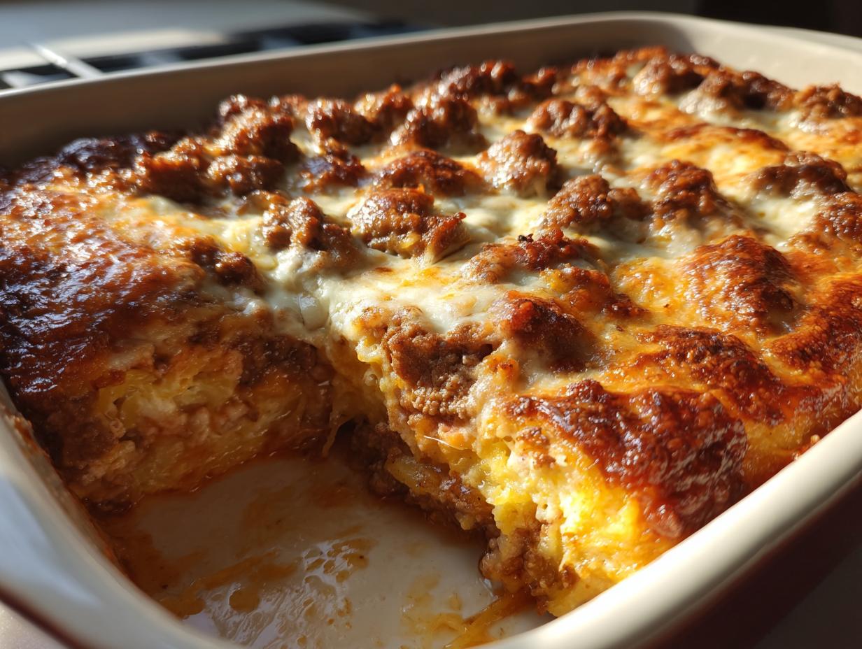Spaghetti Squash Lasagna Bake (Low Carb) - detail 1