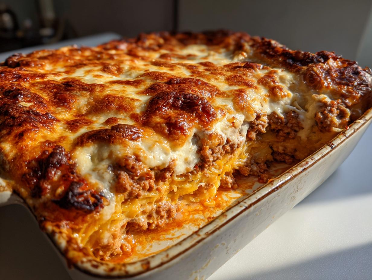 Irresistible Spaghetti Squash Lasagna Bake in Just 7 Steps