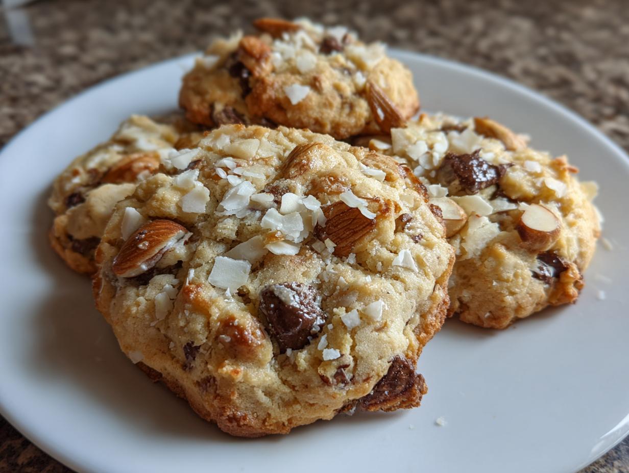 Sugar Free Almond Joy Inspired Cookies (Low Carb) - detail 1