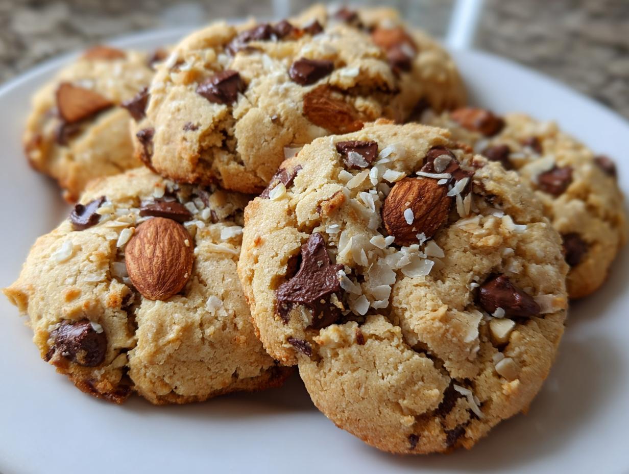 Sugar Free Almond Joy Inspired Cookies – 4g Net Carbs Bliss