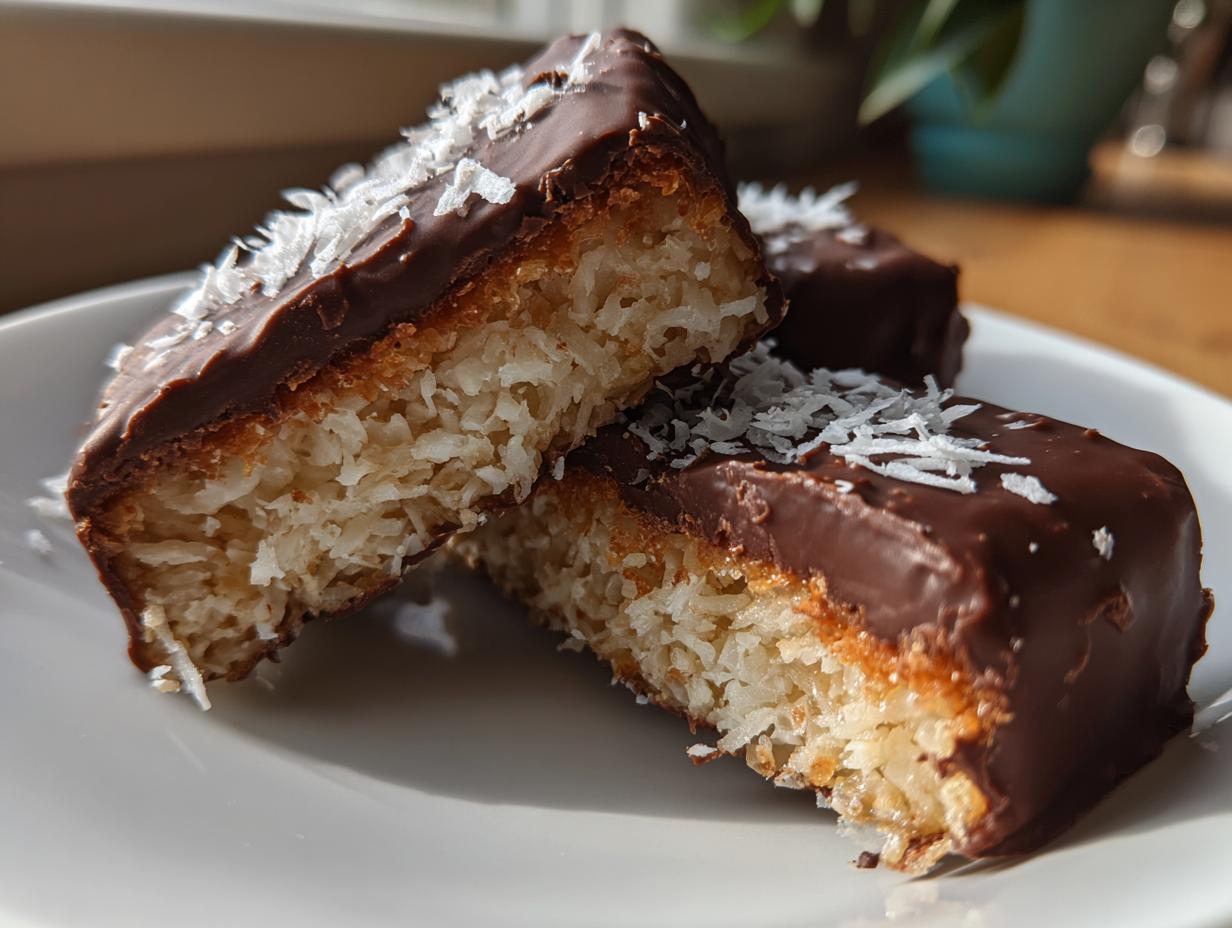 Irresistible 8-Ingredient Sugar Free Bounty Coconut Bars
