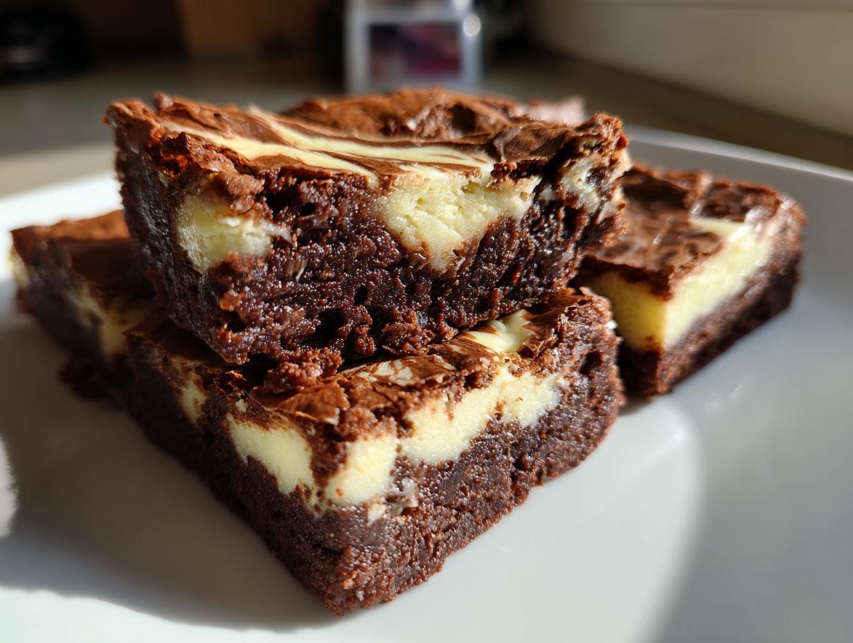 3-Ingredient Sugar Free Cheesecake Brownies You’ll Crave