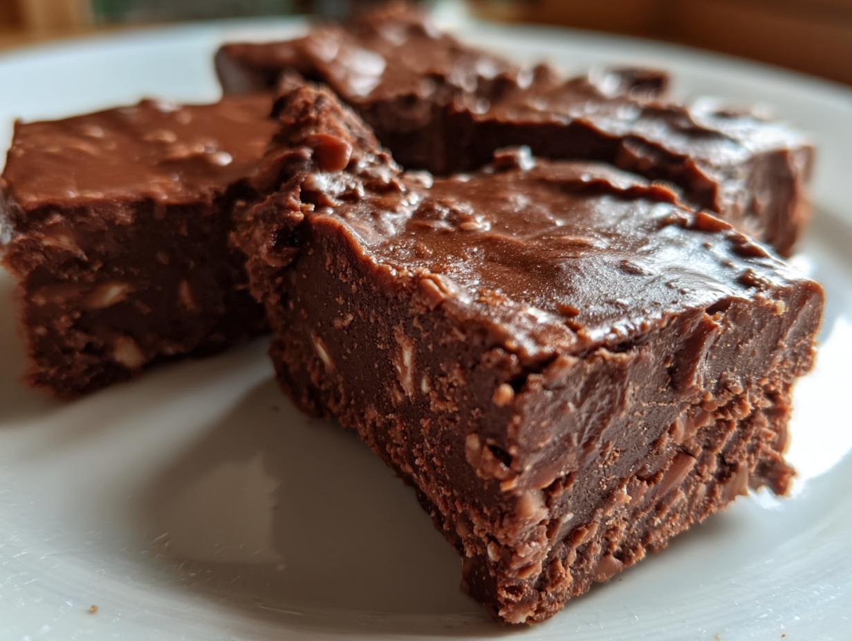 5-Ingredient Sugar Free Chocolate Coconut Fudge Squares You’ll Crave