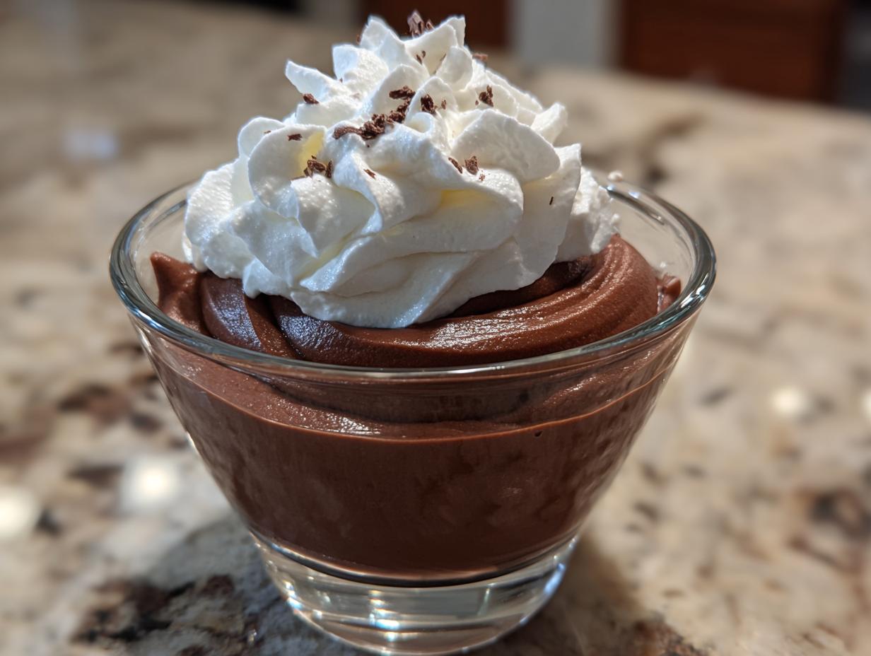 Sugar Free Chocolate Mousse Cups (Keto Friendly) - detail 1