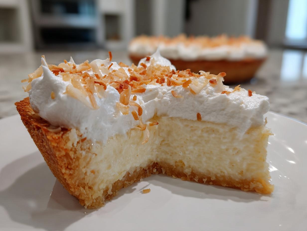 Irresistible Sugar Free Coconut Cream Pie (Low Carb) with Just 6g Net Carbs