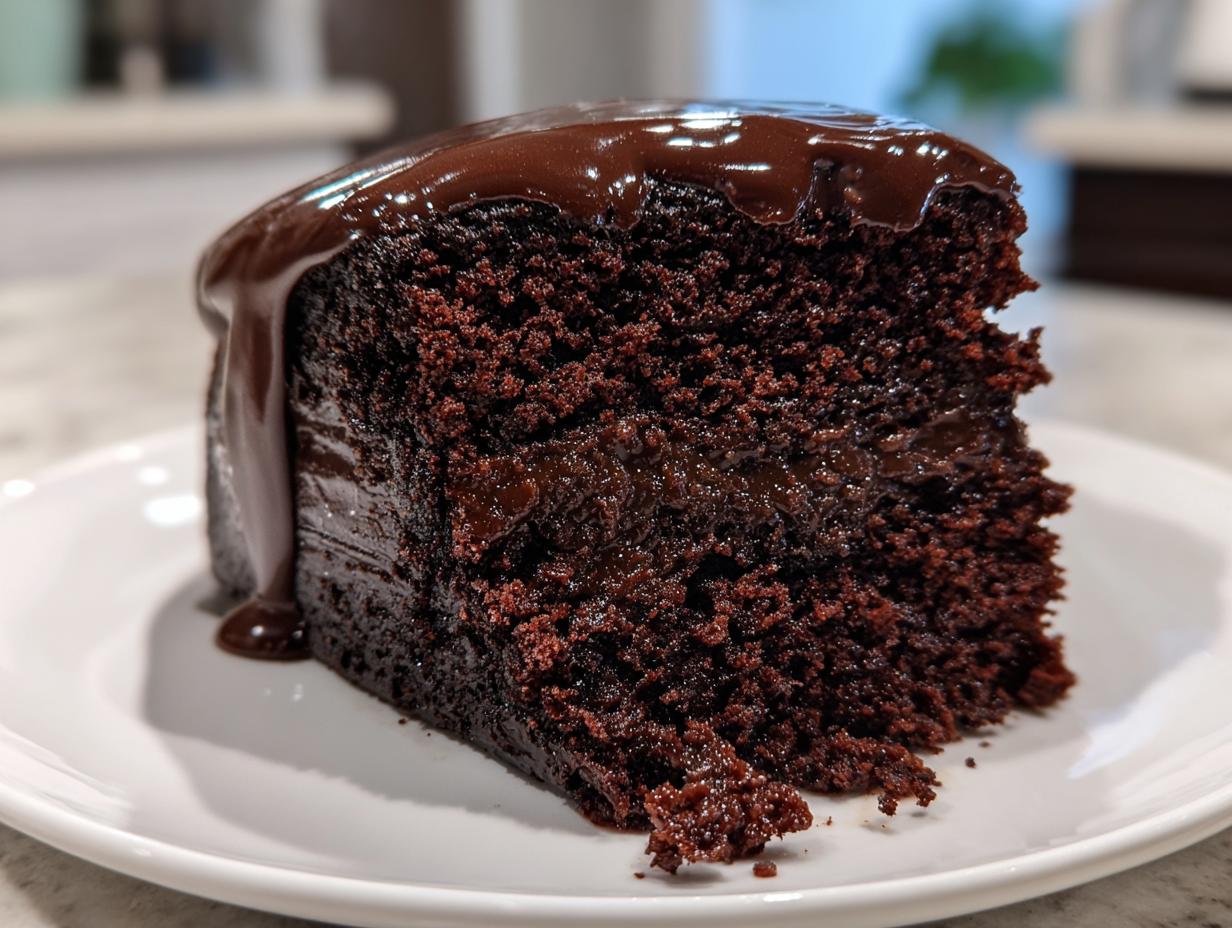 Decadent Sugar Free Mocha Layer Cake with 8g Net Carbs