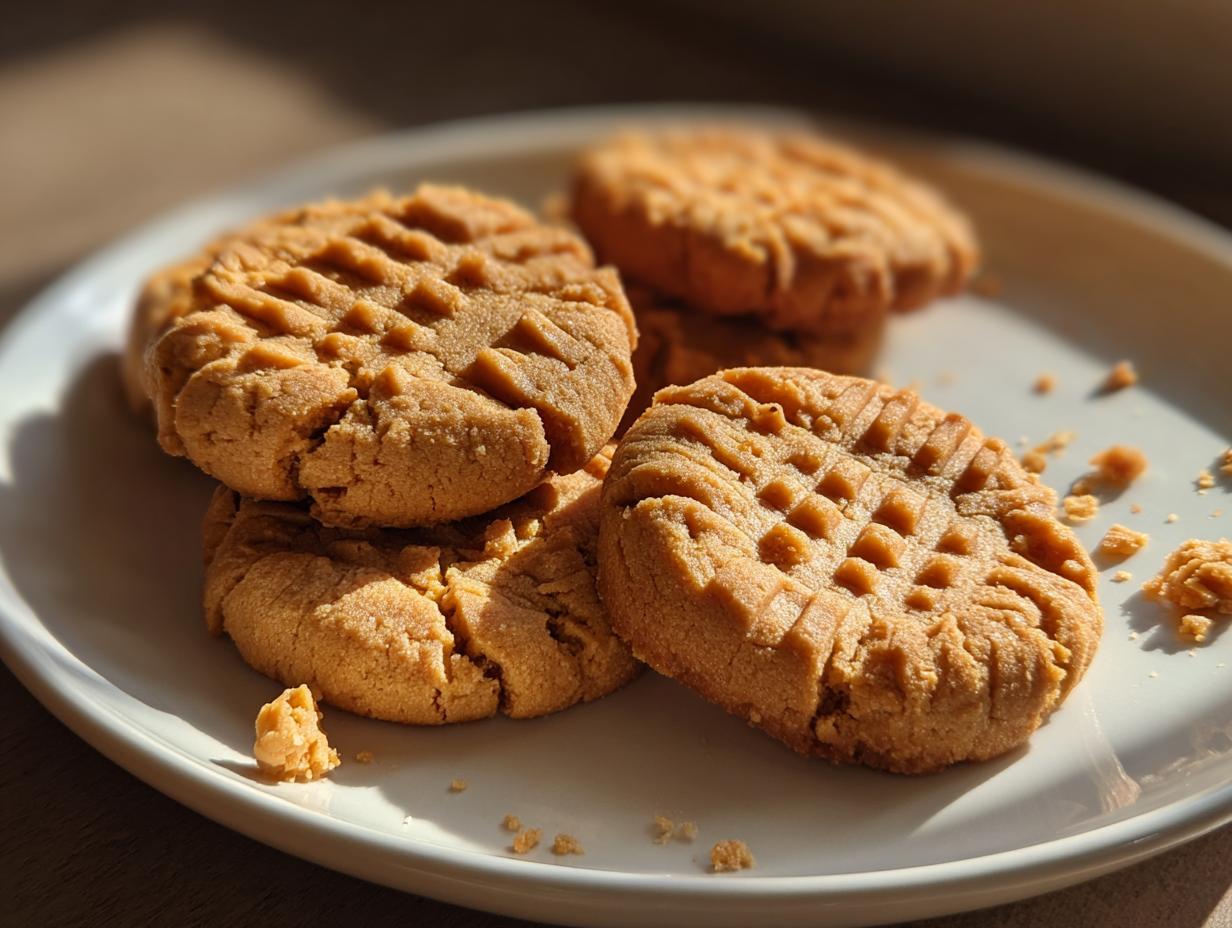 3-Ingredient Sugar Free Peanut Butter Cookies: Easy & Guilt-Free
